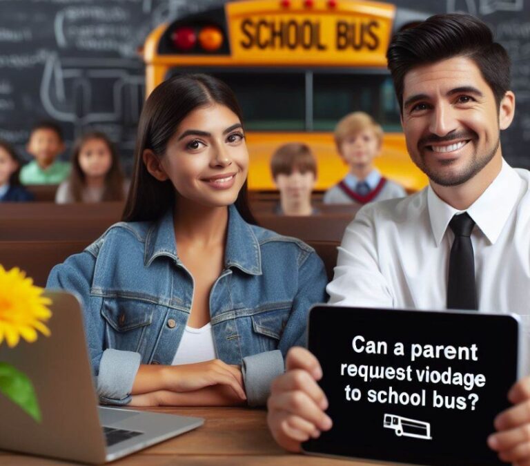 Can A Parent Request Video Footage From A School Bus?