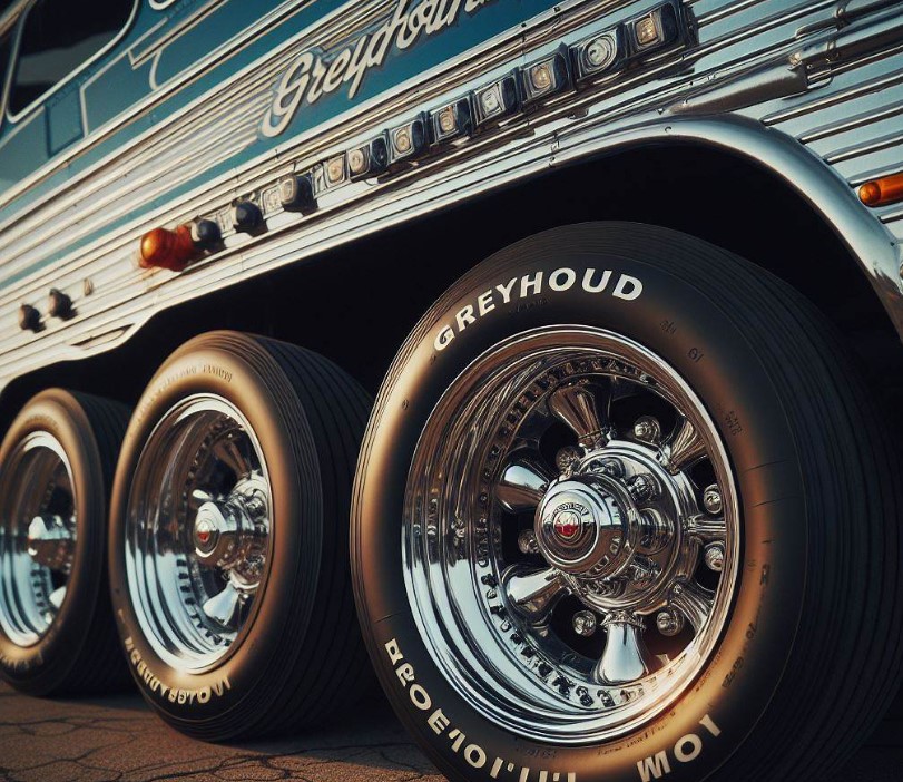 How Many Wheels Does A Greyhound Bus Have