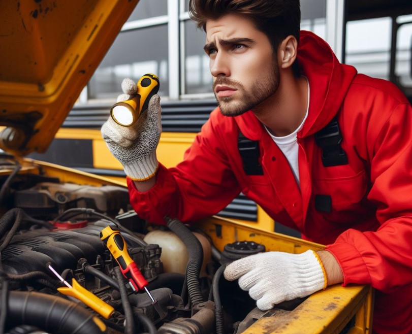 How to Diagnose Electrical Problems in a Bus Engine