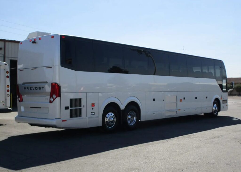 What is the Maximum Passenger Capacity of a Prevost Bus