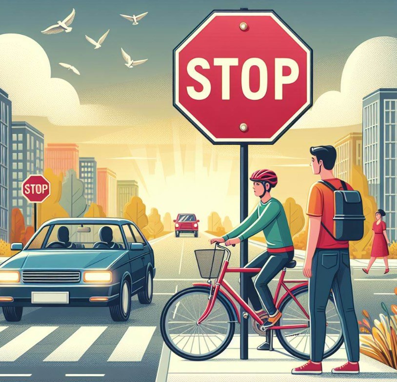 Do Bikes Stop At Stop Signs